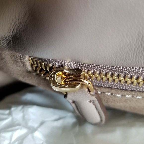 Stella McCartney Braided Puff Shoulder Bag Moss Tan Grey - Picture 13 of 16